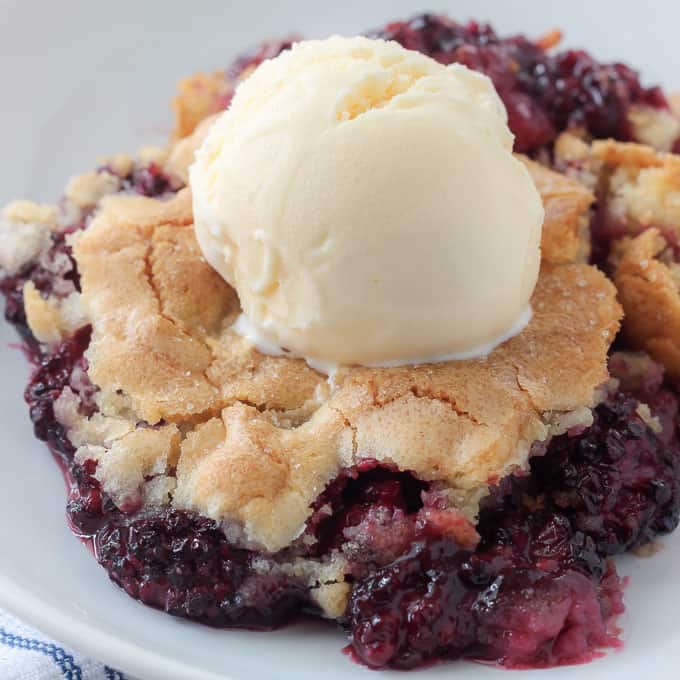 Blackberry Cobbler Recipe Square 1