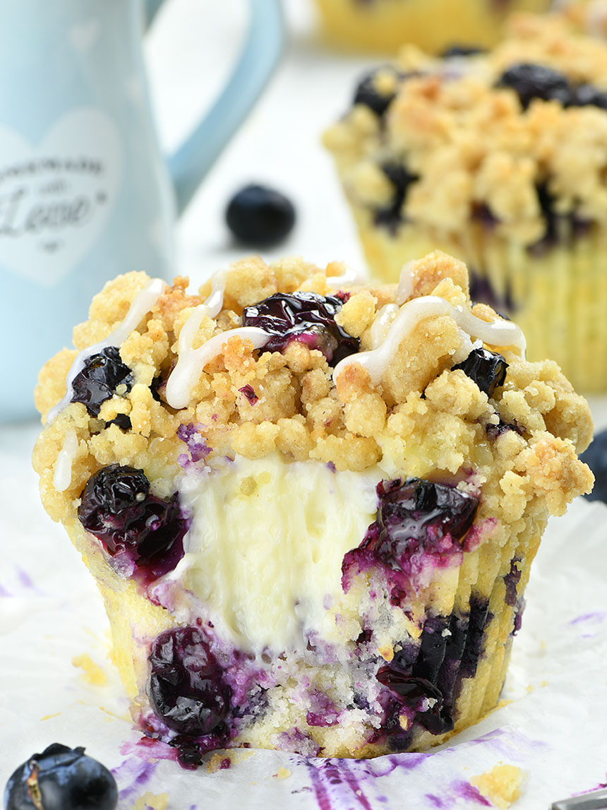 Blueberry Cream Cheese Muffins