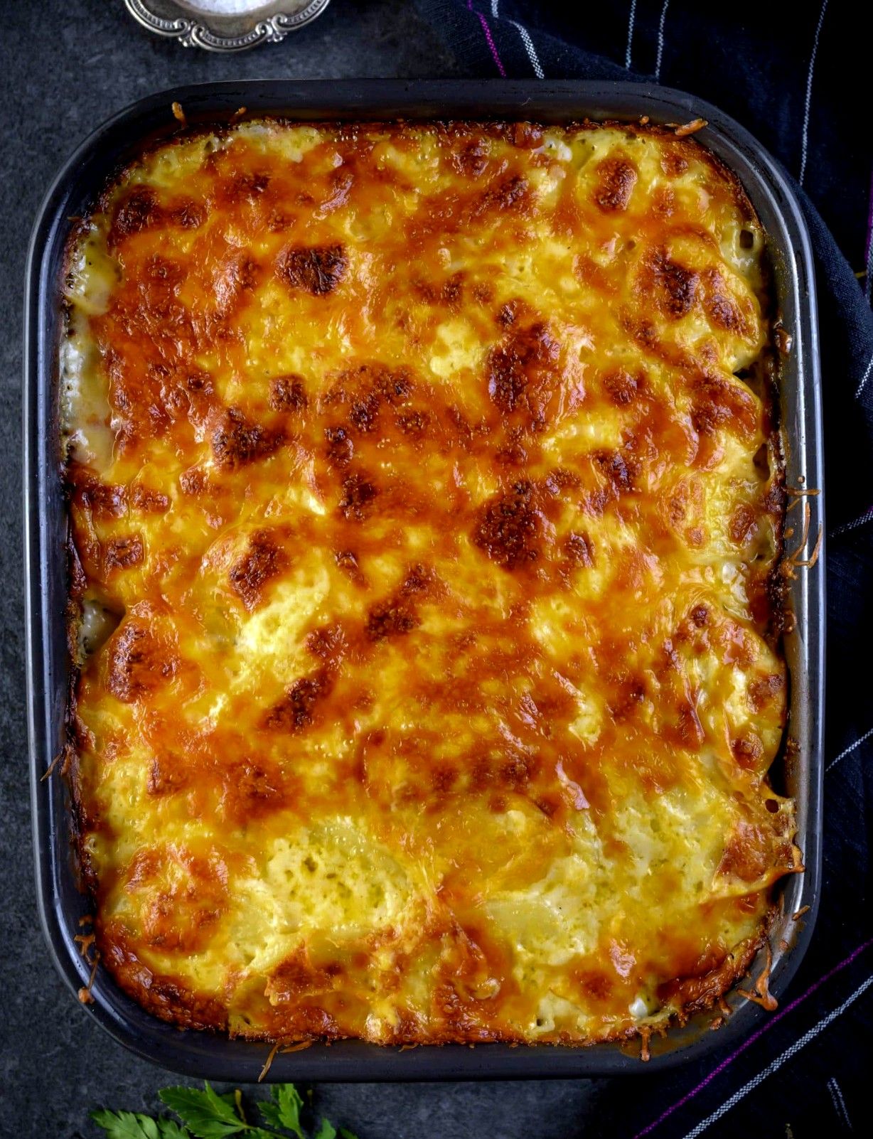 Potatoes And Sausage Au Gratin