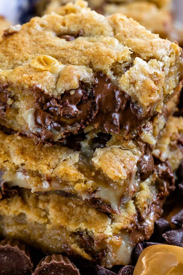 Peanut Butter Gooey Bars 8